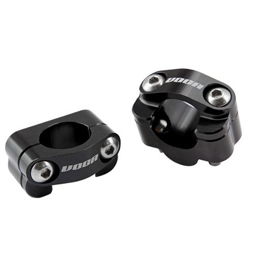 Pontets de guidon 22-28mm VOCA HB28, CNC, noir